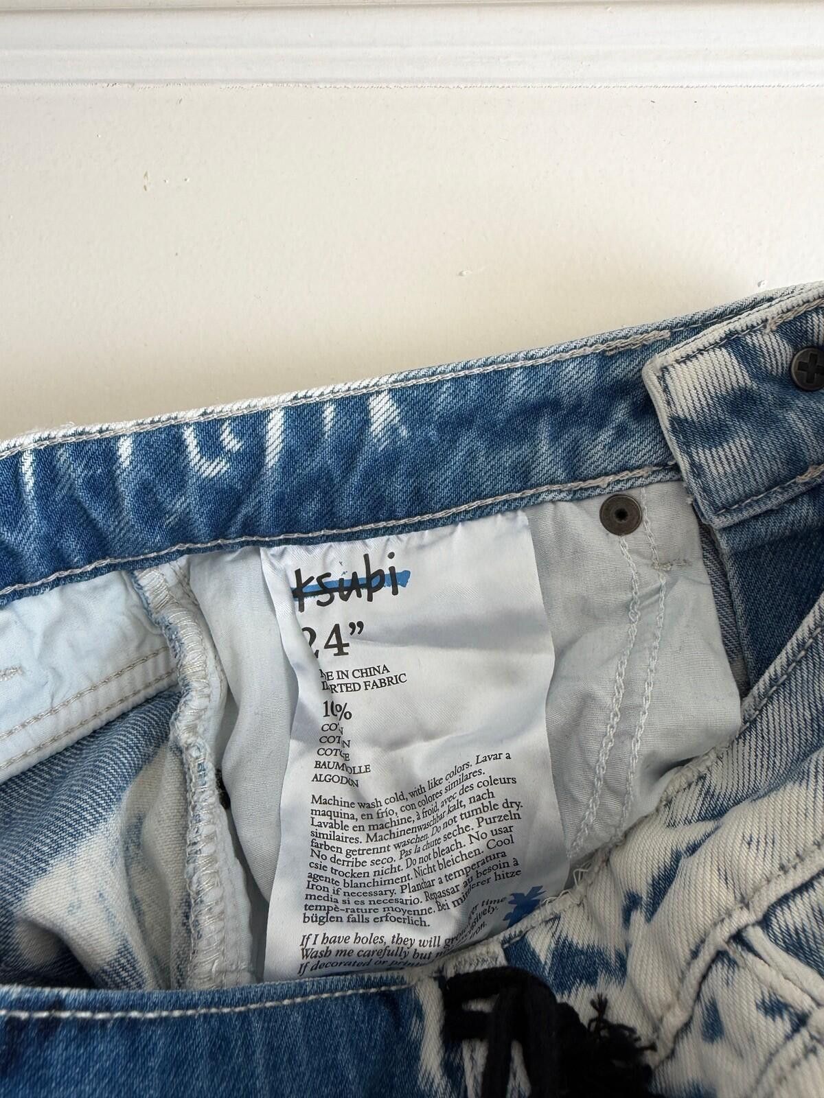 Ksubi new ksubi womens denim jeans nine o motley blue 24 6 Size 24" / US 00 / IT 34 - 8 Thumbnail