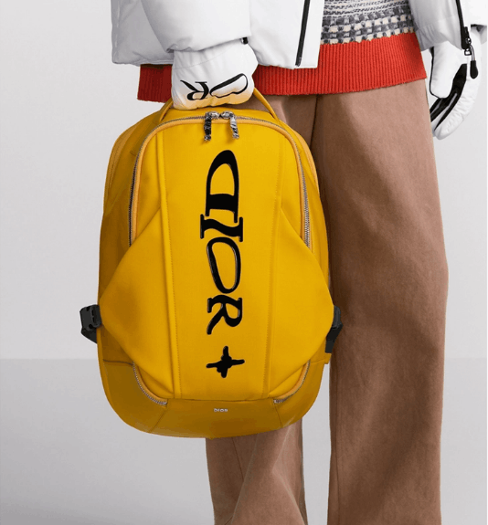 Dior o1w1db11025 1LHBA2 Size : OS / Zipped Backpack in Yellow Size ONE SIZE - 5 Thumbnail