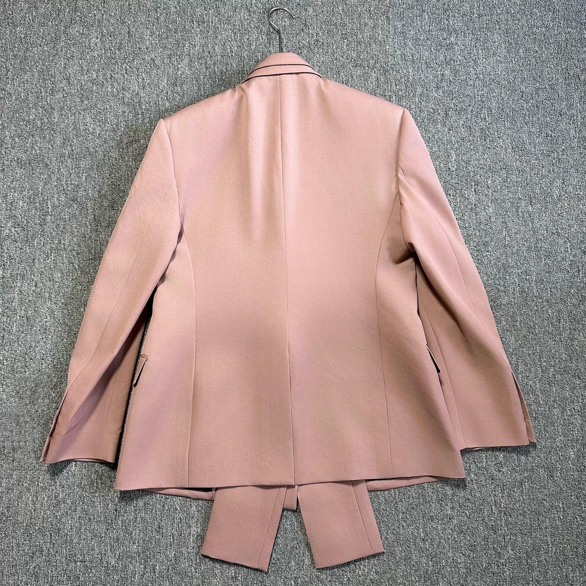 Dior Dior Man 23ss Haute Pine Pink Structured Wool Blazer 52 Size 52R - 2 Thumbnail
