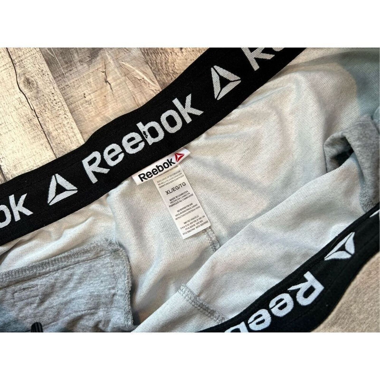 Reebok Reebok Performance Grey Terry Knit Joggers Pants X LARGE Size US 38 / EU 54 - 6 Thumbnail