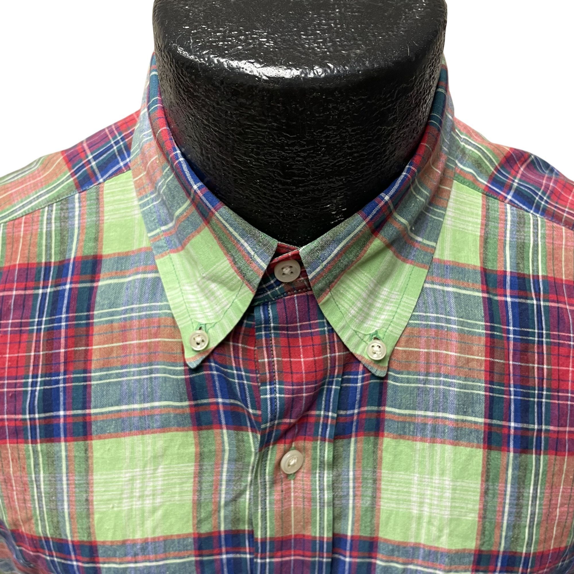 Polo Ralph Lauren Ralph Lauren BLAKE Green PLAID Tartan POLY PONY Logo Shirt Size US M / EU 48-50 / 2 - 5 Thumbnail