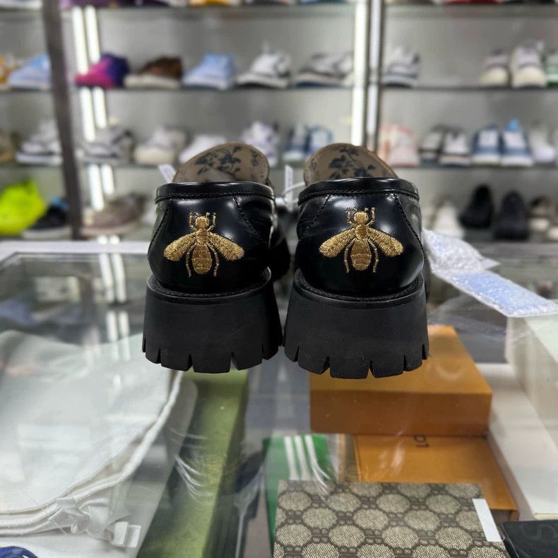 Gucci GUCCI Loafers Size 38.5 Black-2506 Size US 8 / IT 38 - 6 Thumbnail