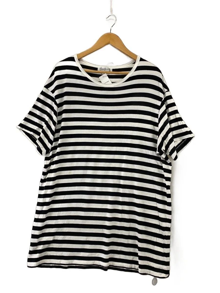 Yohji Yamamoto Striped Back Logo Tee Size US M / EU 48-50 / 2 - 2 Thumbnail