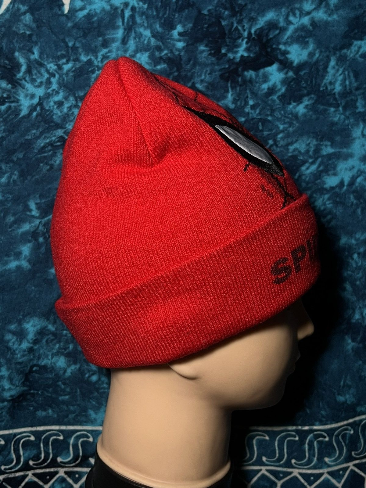 Japanese Brand Spiderman venom y2k spider hype beanie hat Size ONE SIZE - 11 Thumbnail