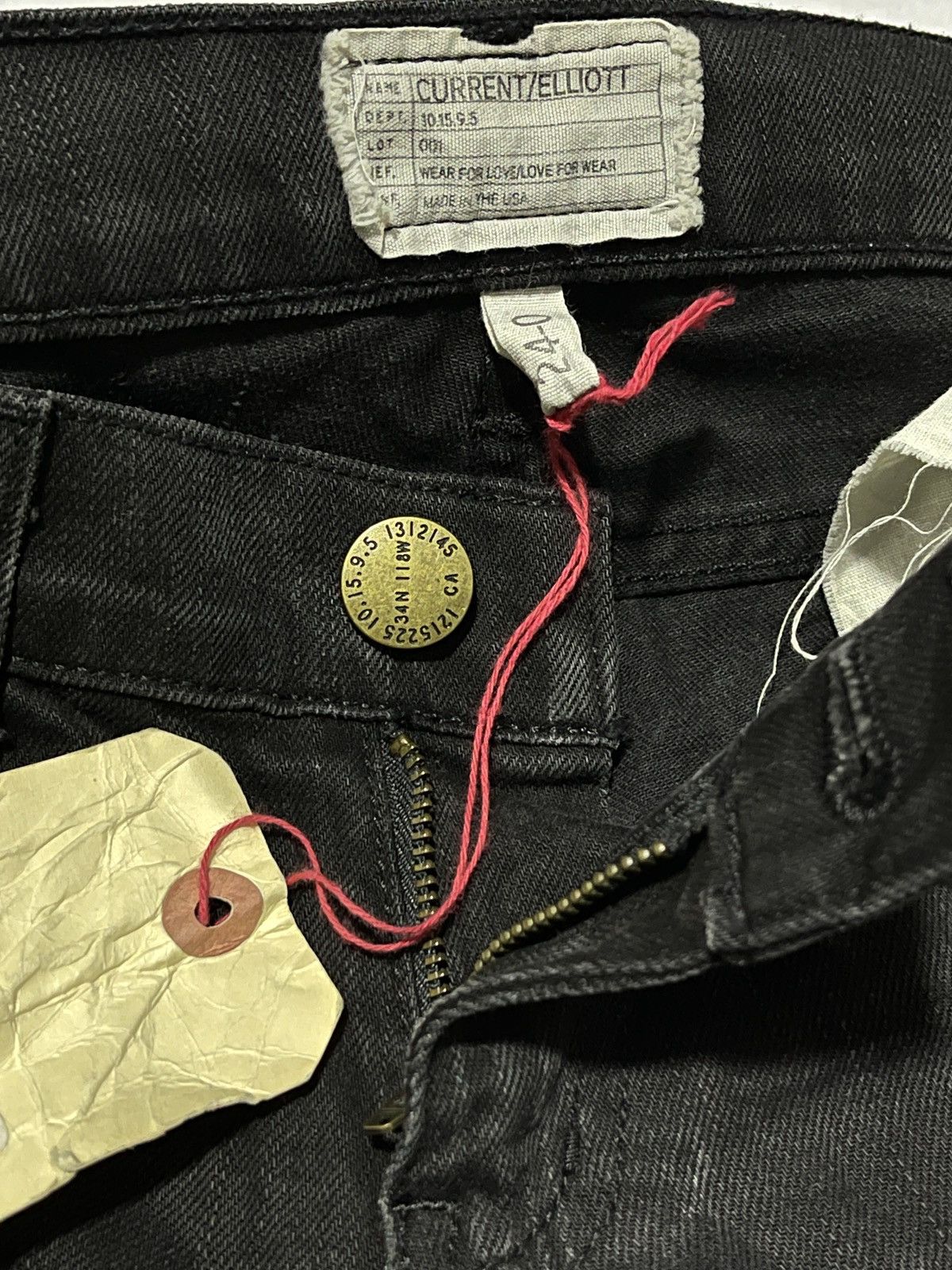 Current/Elliot 🔥NOS🔥Current/Elliott Distressed Skinny Jeans Size 29" - 7 Thumbnail