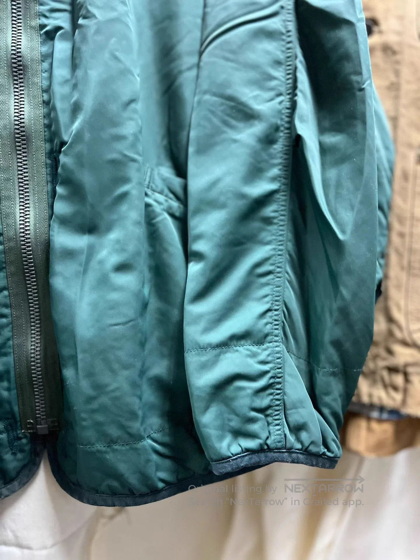 Visvim Green XL Zip-Front Bomber Jacket. Size US XL / EU 56 / 4 - 2 Thumbnail