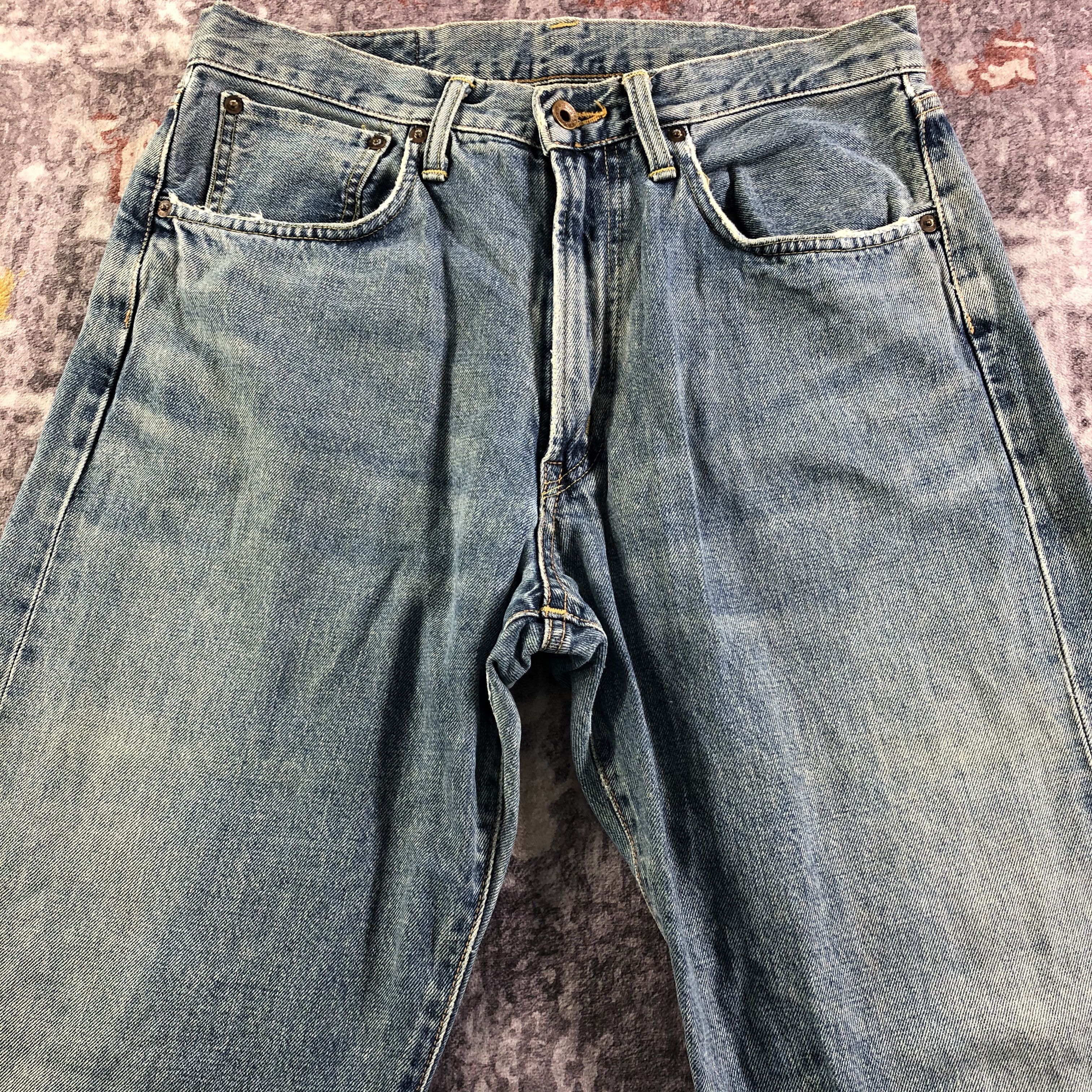 Edwin Vintage Blue Wash Edwin 505 Selvedge Jeans-JM3644 Size US 32 / EU 48 - 3 Thumbnail