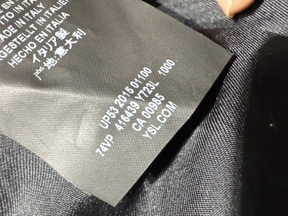Hedi Slimane × Saint Laurent Paris Saint Laurent - HEDI SLIMANE - FW15 Silhouette Camou Blazer Size 46S - 8 Thumbnail