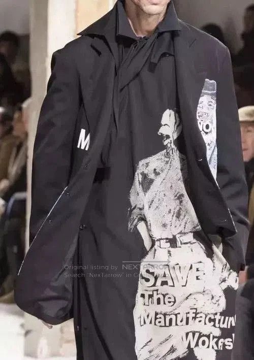 Yohji Yamamoto Yohji Yamamoto Asymmetric Wool Robe Coat. Size US XXS / EU 40 - 2 Thumbnail