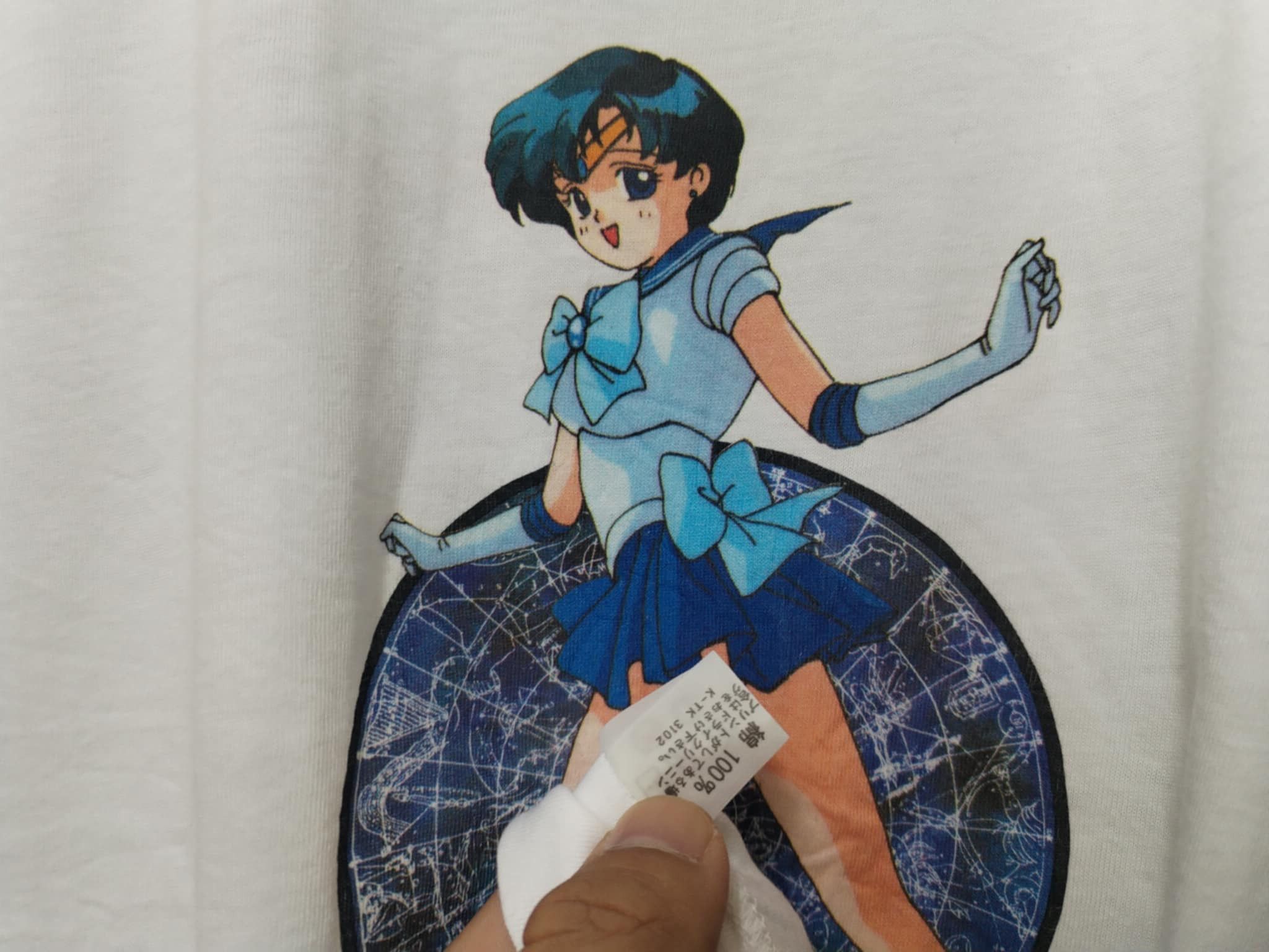 Vintage Thrashed Sun Faded Anime Japan Shirt Distressed Grunge Band Size US M / EU 48-50 / 2 - 6 Thumbnail