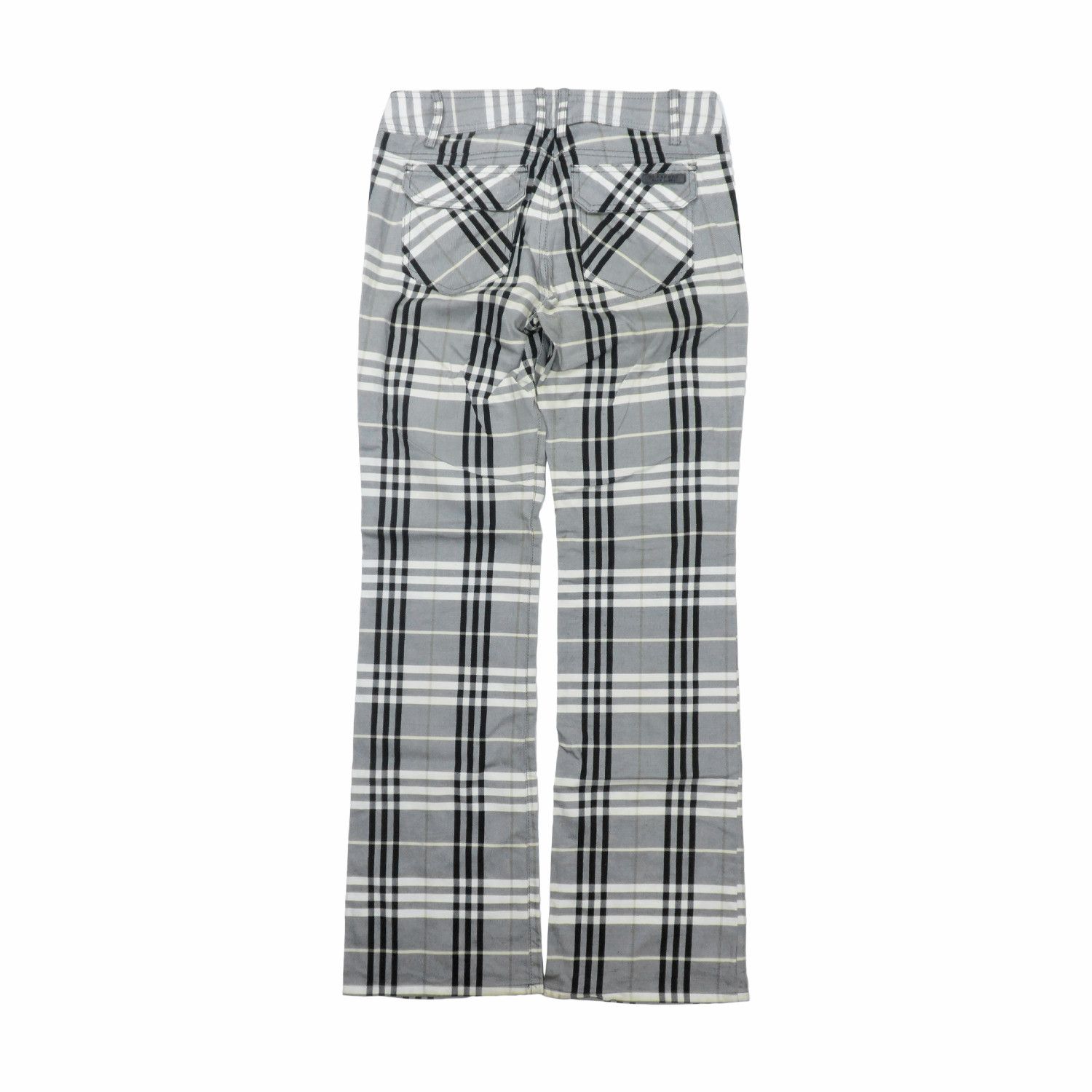 Burberry BURBERRY BLUE LABEL NOVA CHECK GREY BLACK LONG PANTS Size 25" / US 0 / IT 36 - 2 Thumbnail