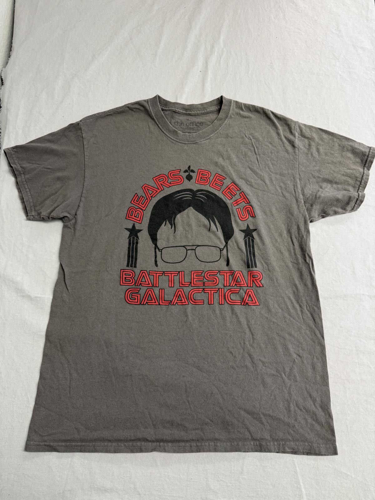 Ripple Junction The Office T-shirt Dwight Bears Beets Battlestar Galactica L Size US L / EU 52-54 / 3 - 1 Thumbnail