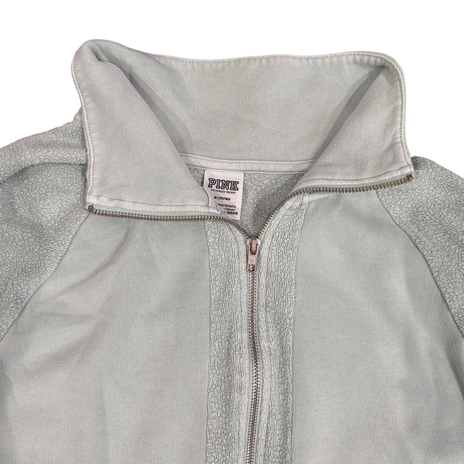 Pink Pink Victoria's Secret Quarter Zip Jacket in Mint, Size M Size M / US 6-8 / IT 42-44 - 2 Thumbnail