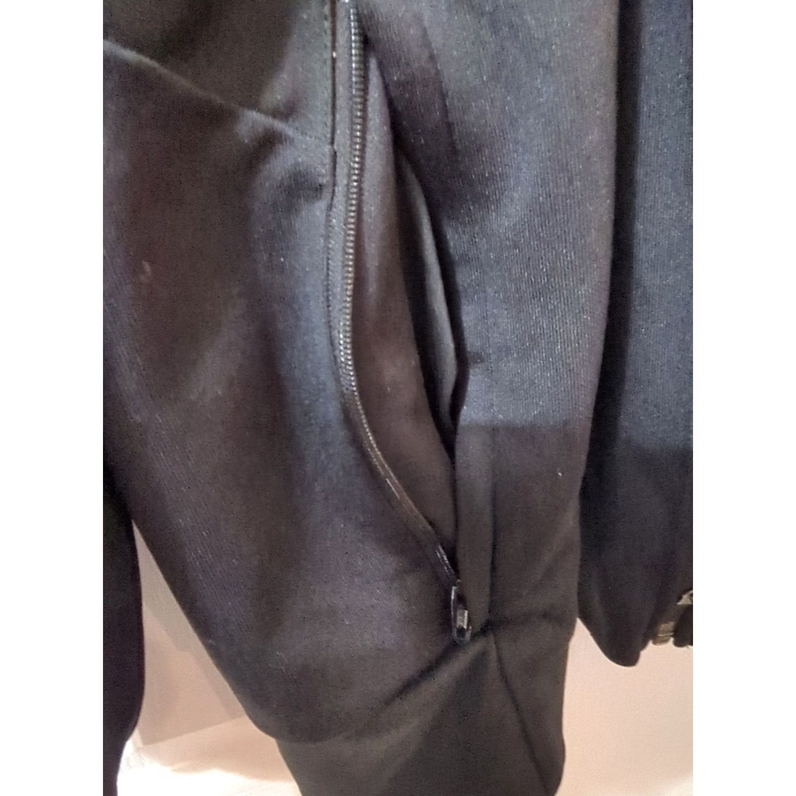 Adidas Adidas Track Jacket Sleeve Tape Black Men's Size L Pockets Aeroready Full Zip Size US L / EU 52-54 / 3 - 6 Thumbnail
