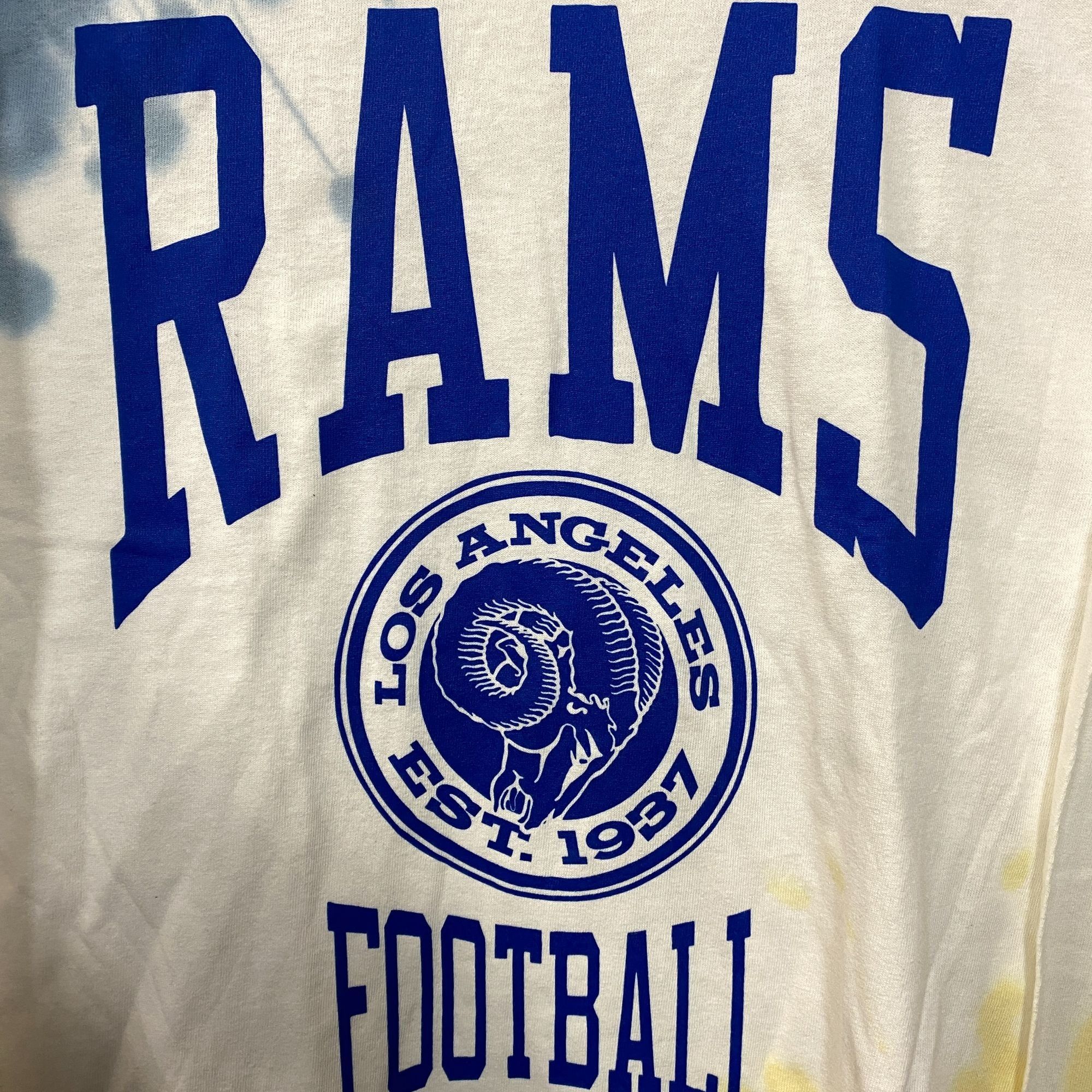 NFL NFL Franchise NFC West Los Angeles Rams Tie-Dye Long Sleeve Size US M / EU 48-50 / 2 - 2 Thumbnail