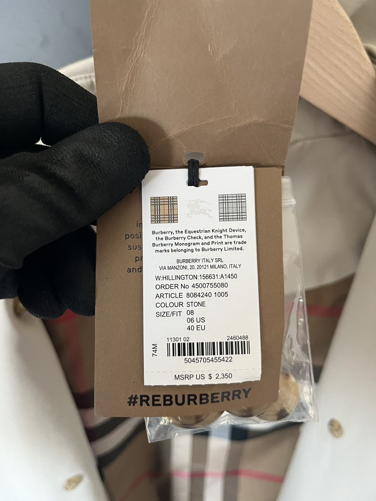 Burberry Burberry Hillington Trench Coat Stone Size M / US 6-8 / IT 42-44 - 16 Thumbnail