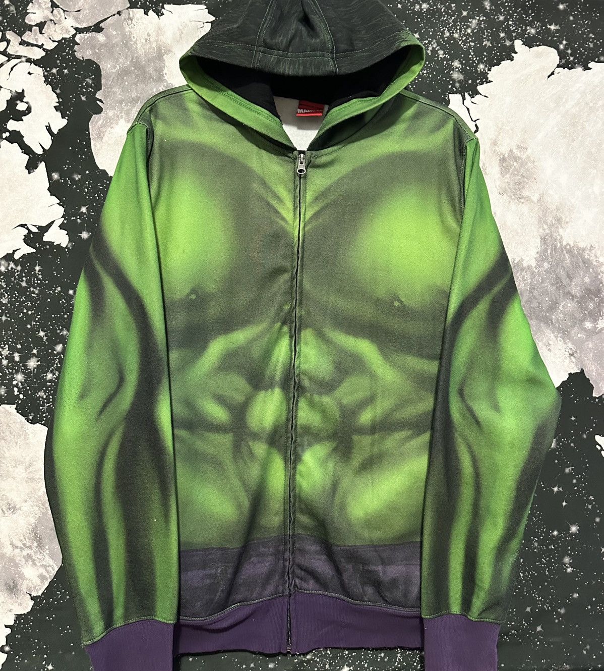 Marvel Comics Marvel Hulk superhero zip hoodie Size US L / EU 52-54 / 3 - 1 Thumbnail
