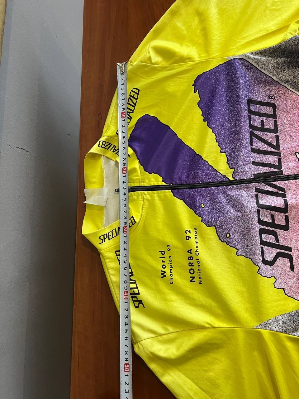 Vintage 1992 WORLD CHAMPION NORBA SPECIALIZED RARE CYCLING JACKET XL Size US XL / EU 56 / 4 - 21 Thumbnail
