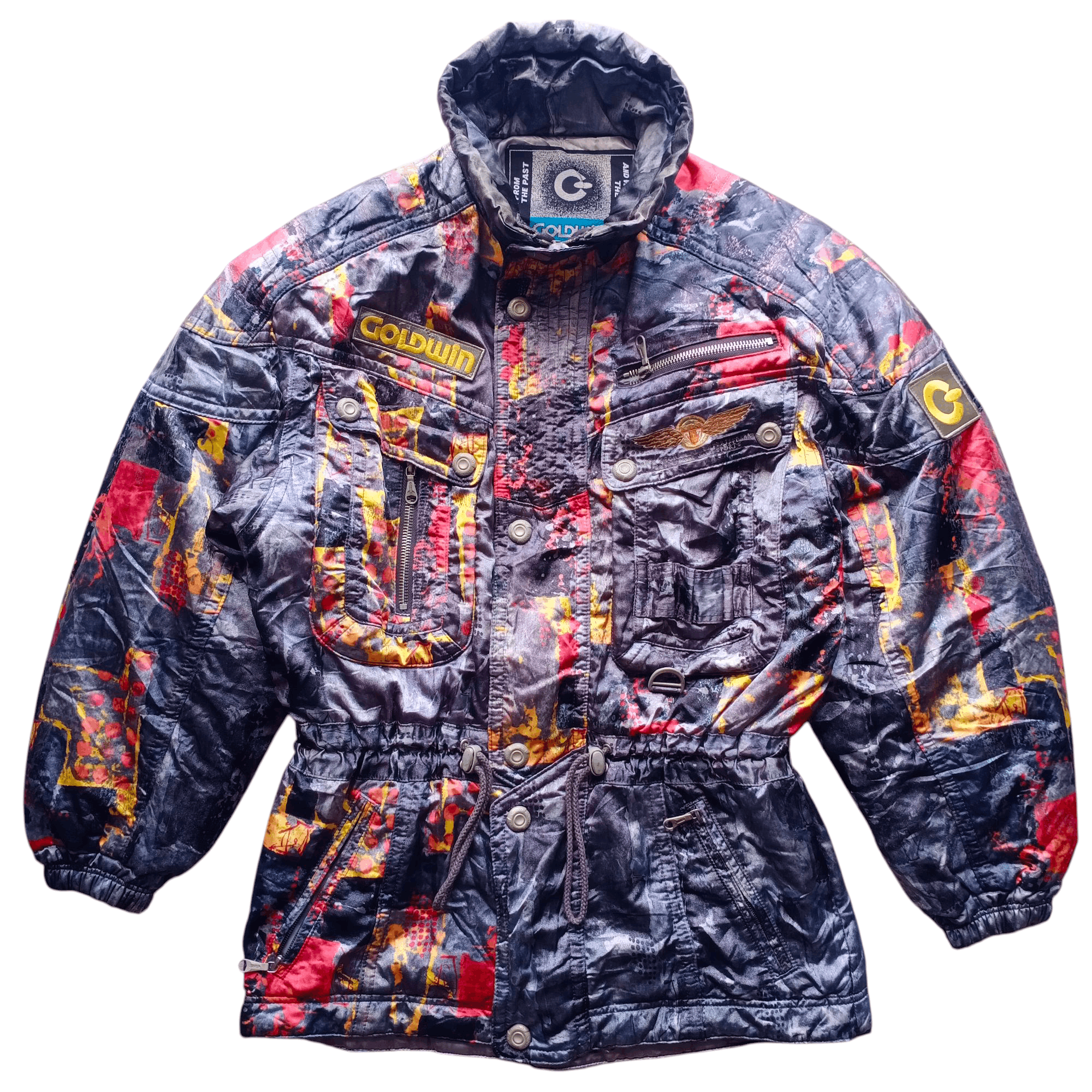 Goldwin × Sports Specialties × Vintage Vintage GOLDWIN Ski Jacket Multicolour Logo Skiwear Size US M / EU 48-50 / 2 - 1 Thumbnail