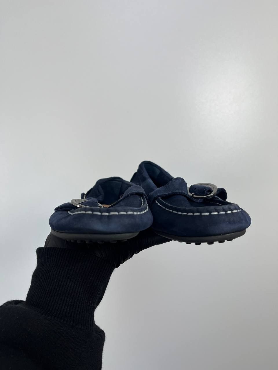 Barbour Barbour Blue Suede Driving Shoes Loafers Womens Size Eu 37 Size US 7 / IT 37 - 6 Thumbnail
