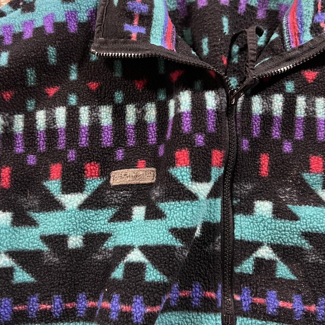 Columbia Vintage Rare Columbia Multi Geo Polar Fleece Jacket Size US L / EU 52-54 / 3 - 6 Thumbnail