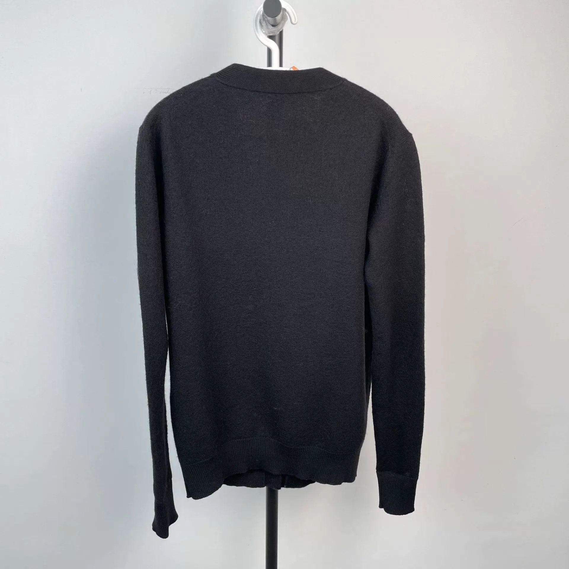 Celine Celine knit cardigan XS black and red Size XS / US 0-2 / IT 36-38 - 2 Thumbnail