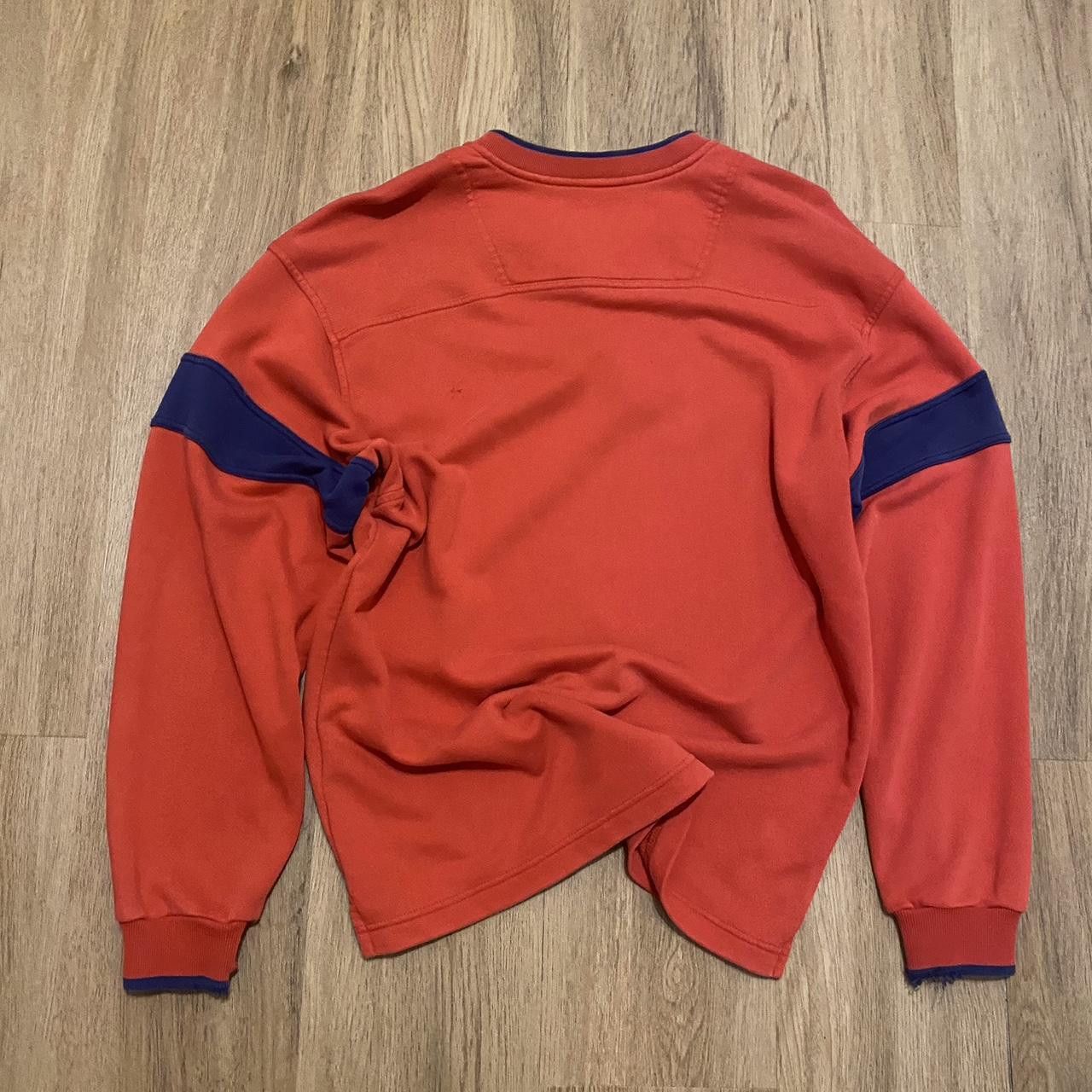 Nike vintage 90s Boxy Nike red and navy sweatshirt Size US S / EU 44-46 / 1 - 2 Thumbnail