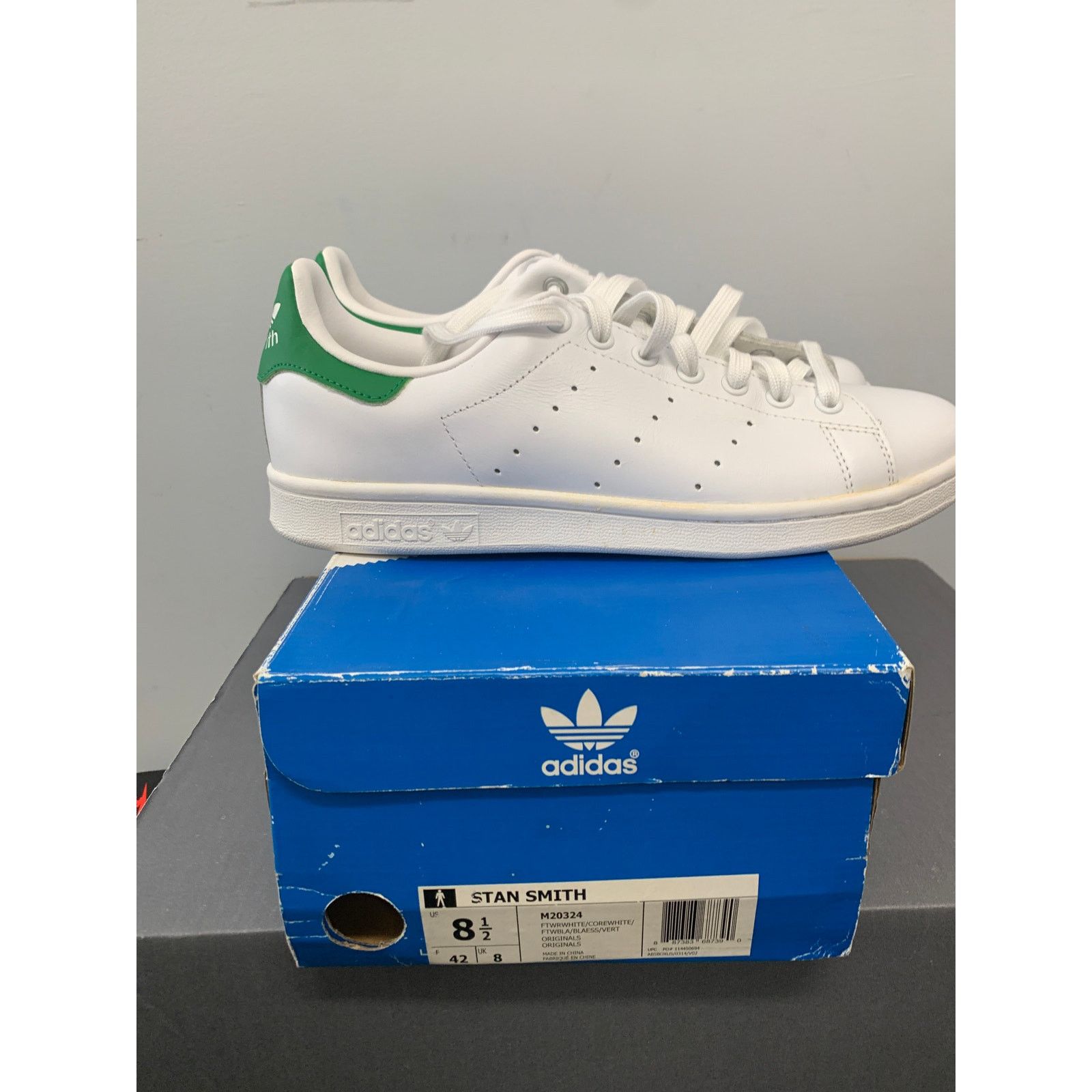 Adidas adidas Stan Smith White Green OG Size 8.5 NEW SHIPS NOW Size US 8.5 / EU 41-42 - 1 Thumbnail