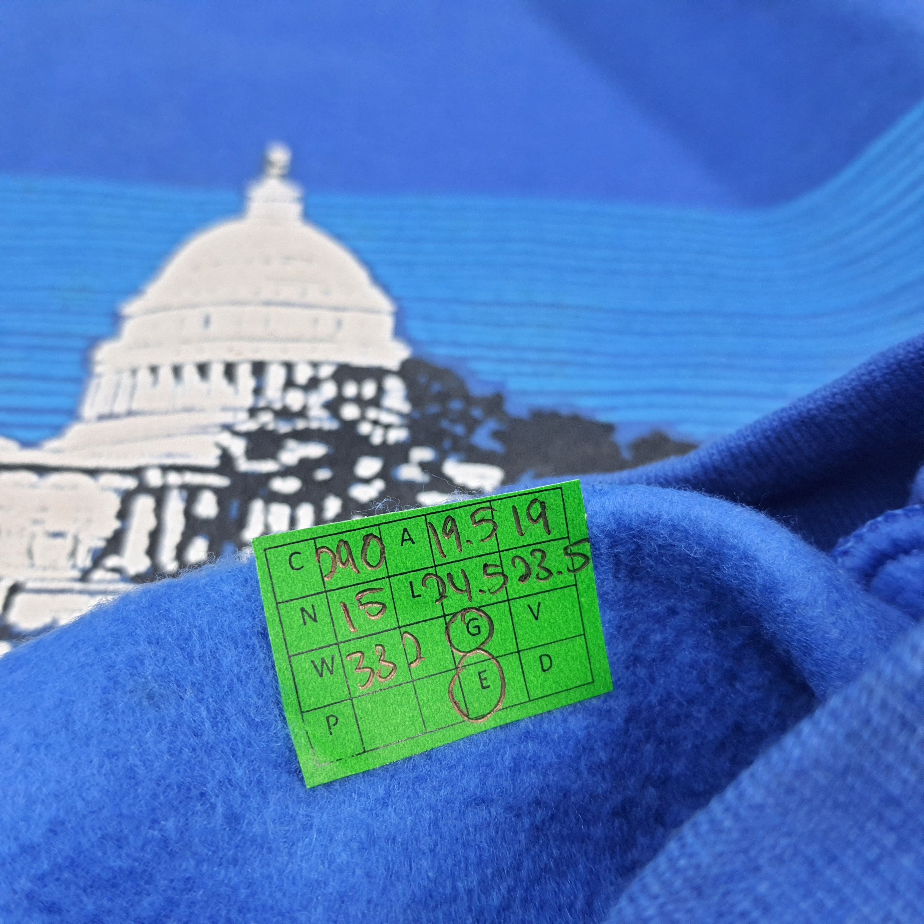 Fruit Of The Loom Vintage Washington D.C. Art Architecture Sweatshirt C290N15 Size US S / EU 44-46 / 1 - 7 Thumbnail