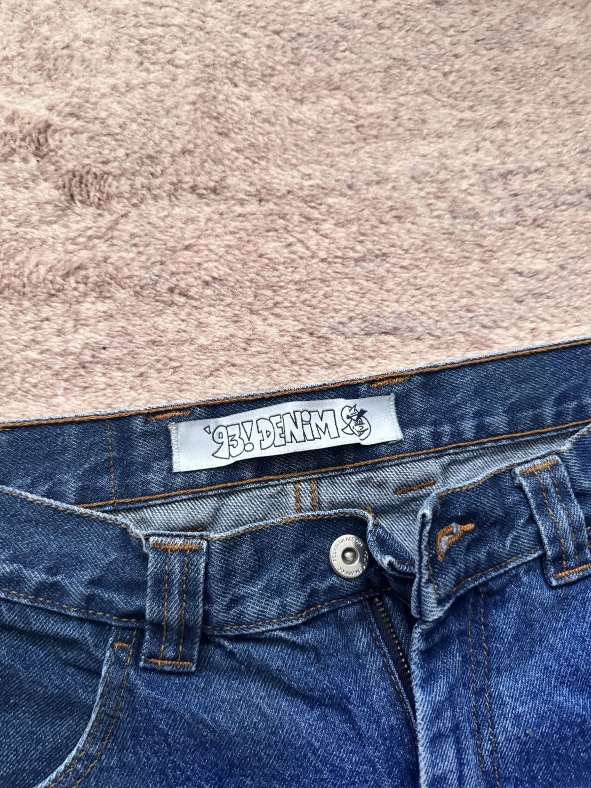Polar Skate Co. Polar skate co. Big boy denim 93 swag skate y2k navy denim Size US 32 / EU 48 - 3 Thumbnail