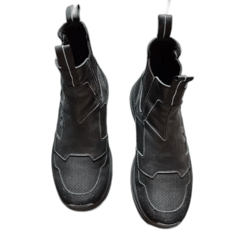 Prada PRADA Black Blue Martin Boots Size 8.5-2506 Size US 8.5 / EU 41-42 - 1 Thumbnail