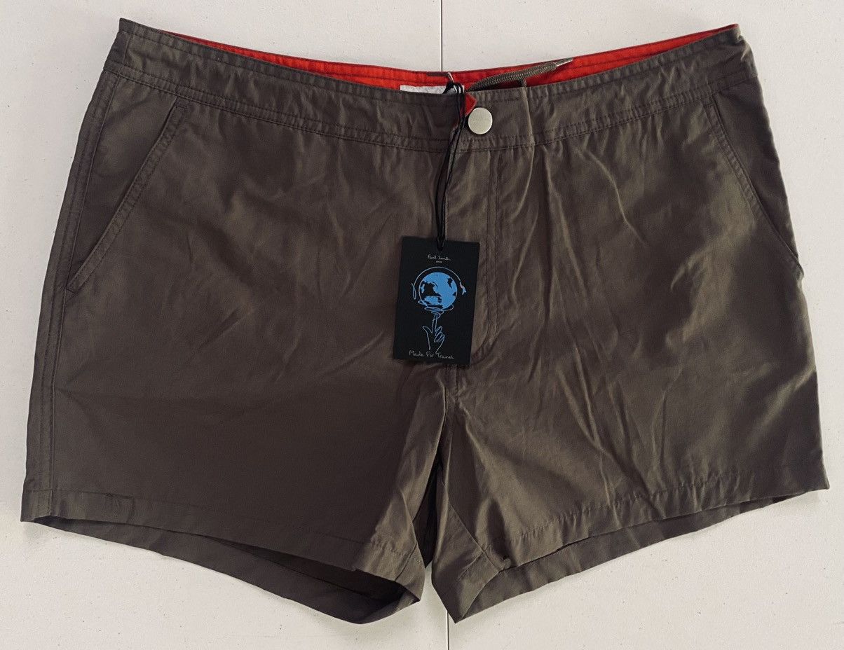 Paul Smith Paul Smith Muted Brown Slim Swim Short Made for Travel L NWT Size US 34 / EU 50 - 1 Thumbnail