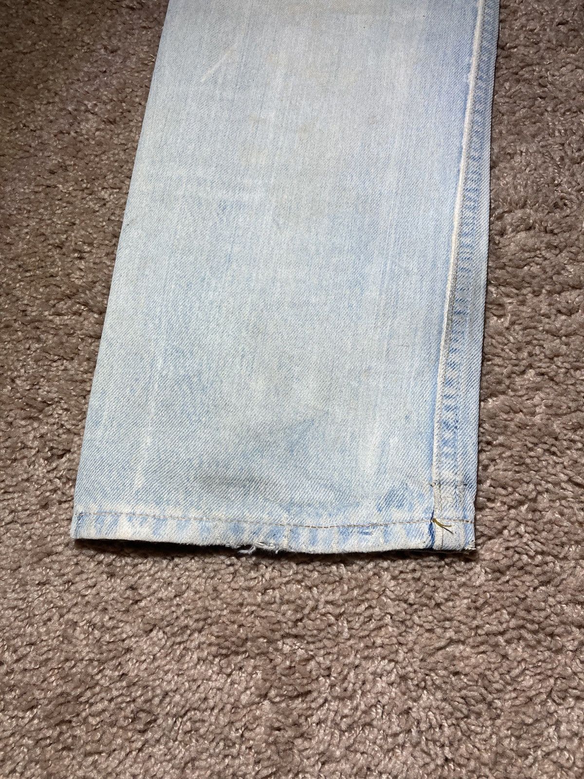 Maison Margiela SS03 Maison Margiela Artisanal Painted Denim Jean White 0 10 Size US 28 / EU 44 - 13 Thumbnail