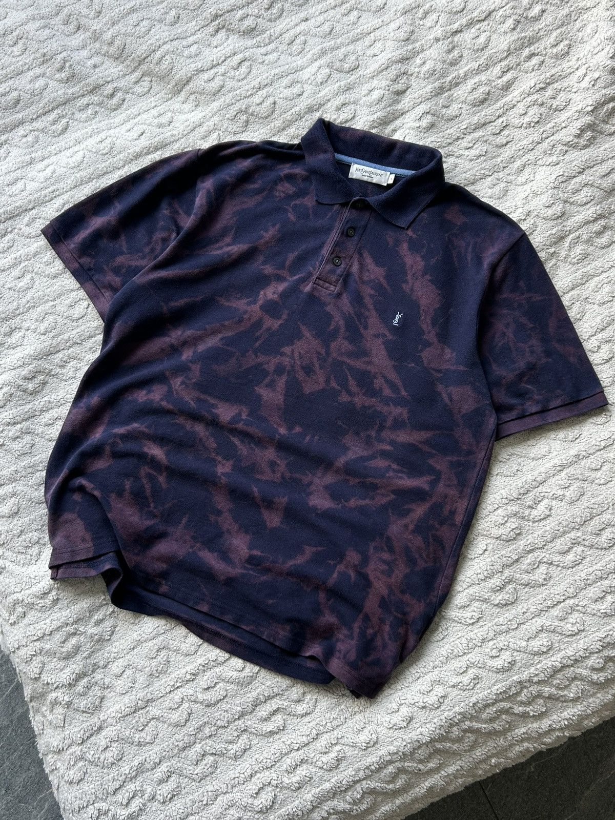Yves Saint Laurent Vintage polo YSL Yves Saint Laurent custom xlarge logo Size US XL / EU 56 / 4 - 3 Thumbnail