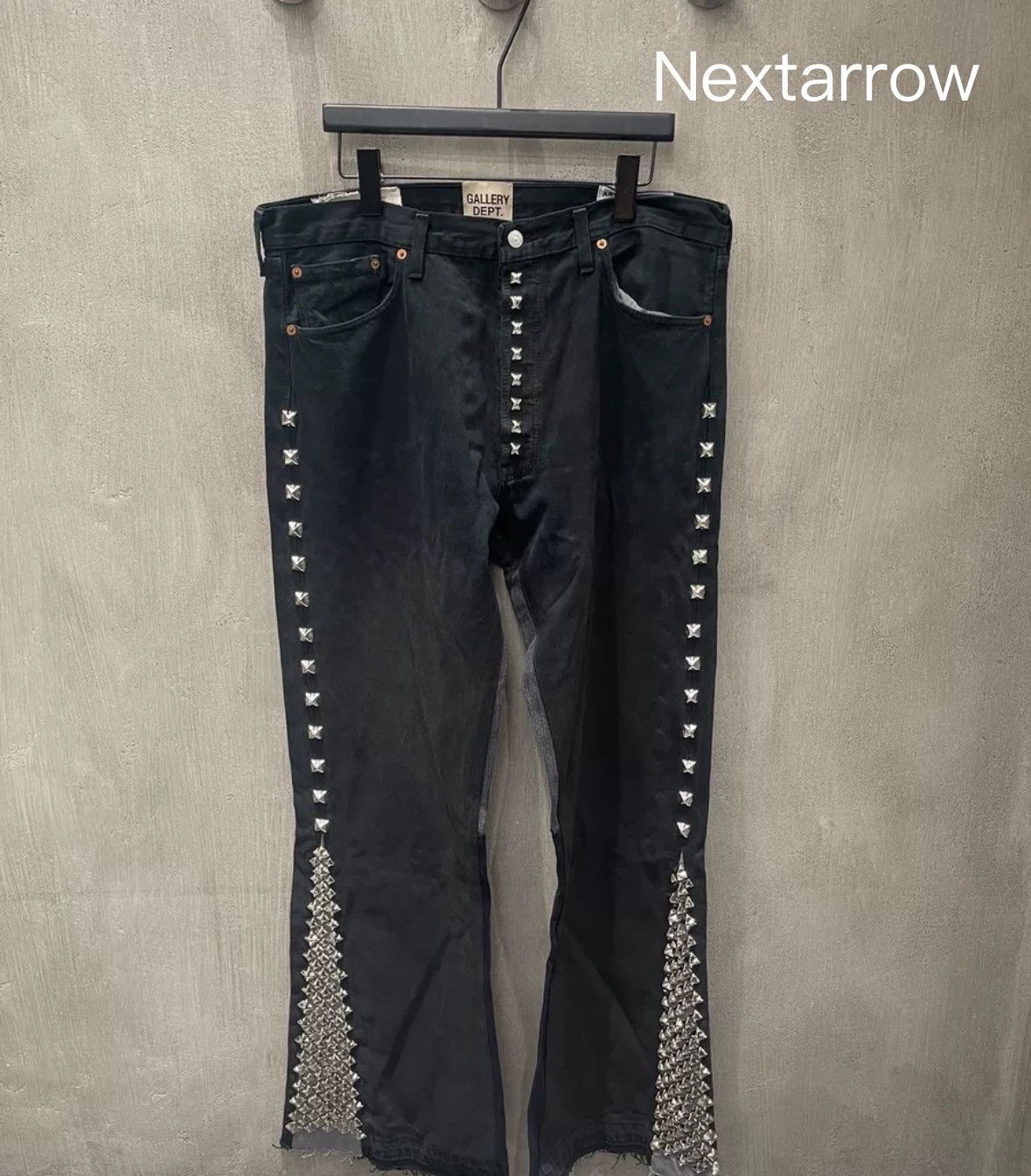 Gallery Dept rivet spliced flared jeans
