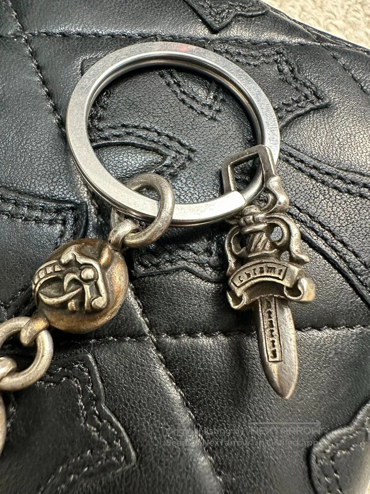 Chrome Hearts Chrome Hearts Celtic Dragon Sword Keychain. Size ONE SIZE - 4 Thumbnail