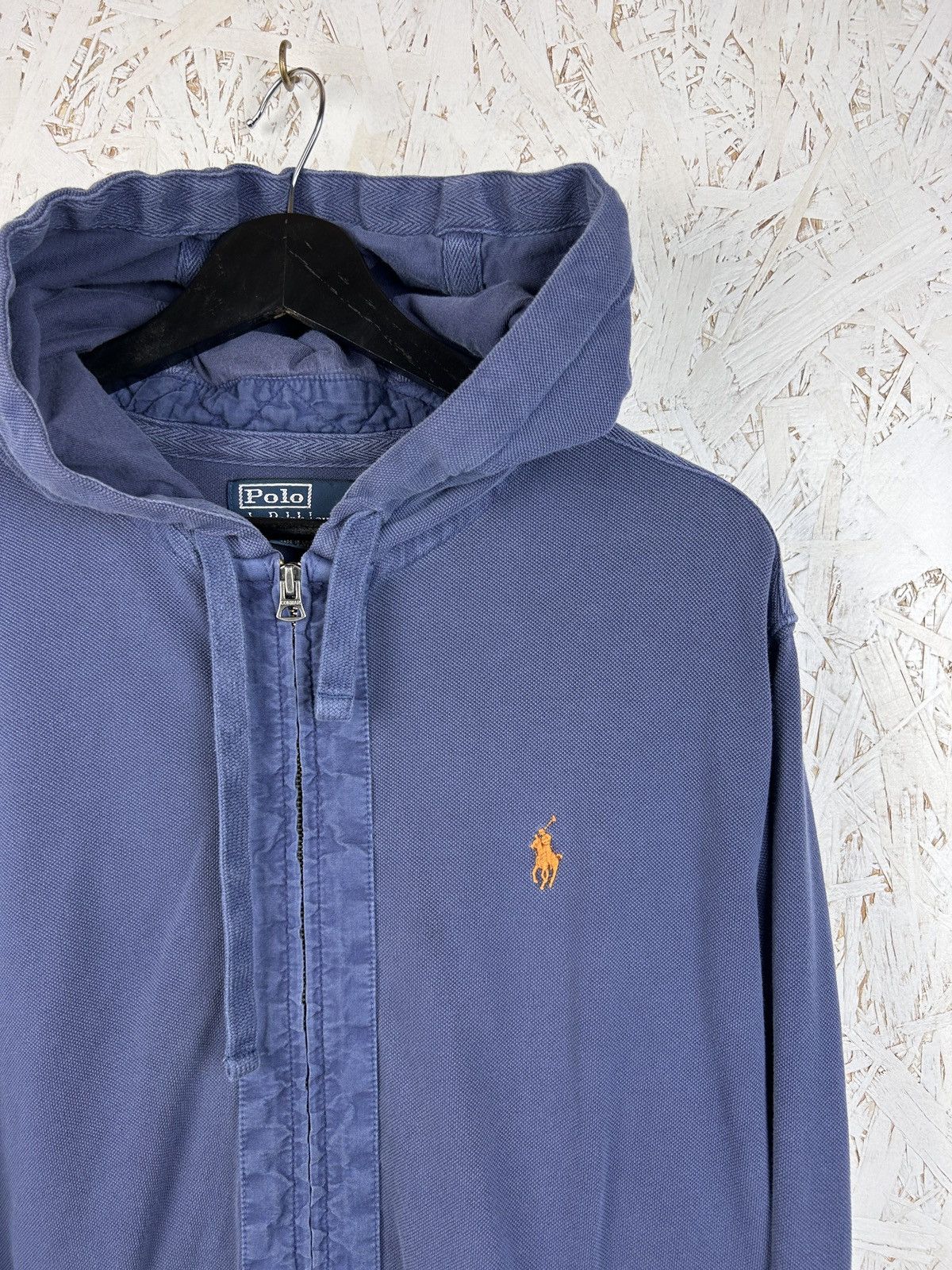 Polo Ralph Lauren Vintage Polo By Ralph Lauren Lightweight Zippered Hoodie Size US L / EU 52-54 / 3 - 3 Thumbnail