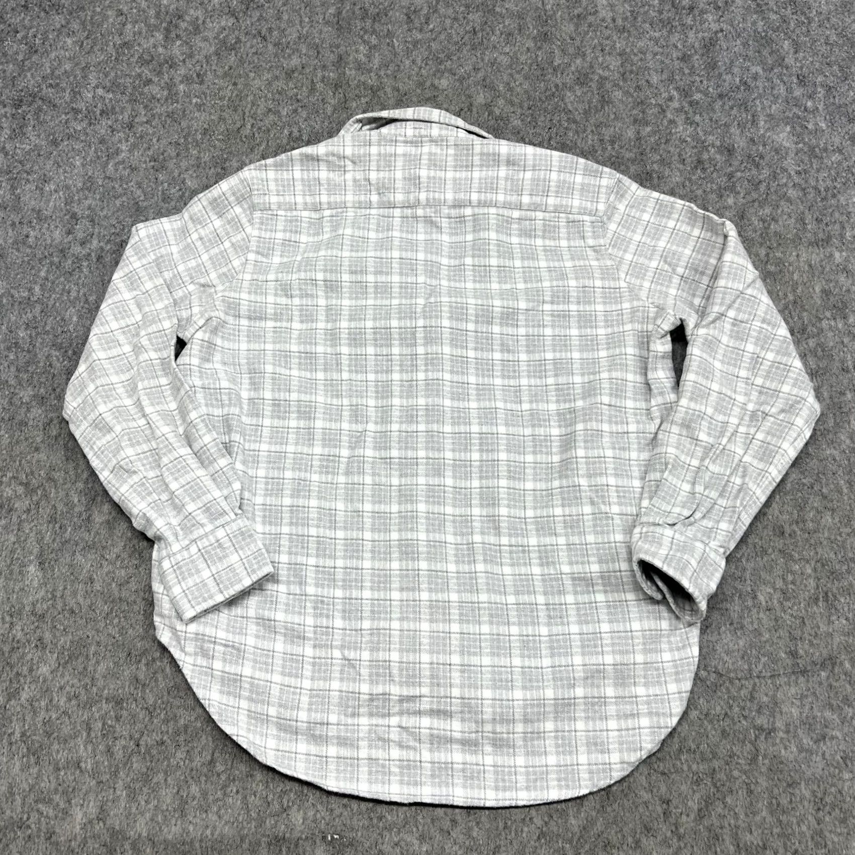 Frank & Eileen Frank & Eileen Shirt Womens XS Gray Plaid Italian Flannel Button Relaxed Eileen Size XS / US 0-2 / IT 36-38 - 2 Thumbnail