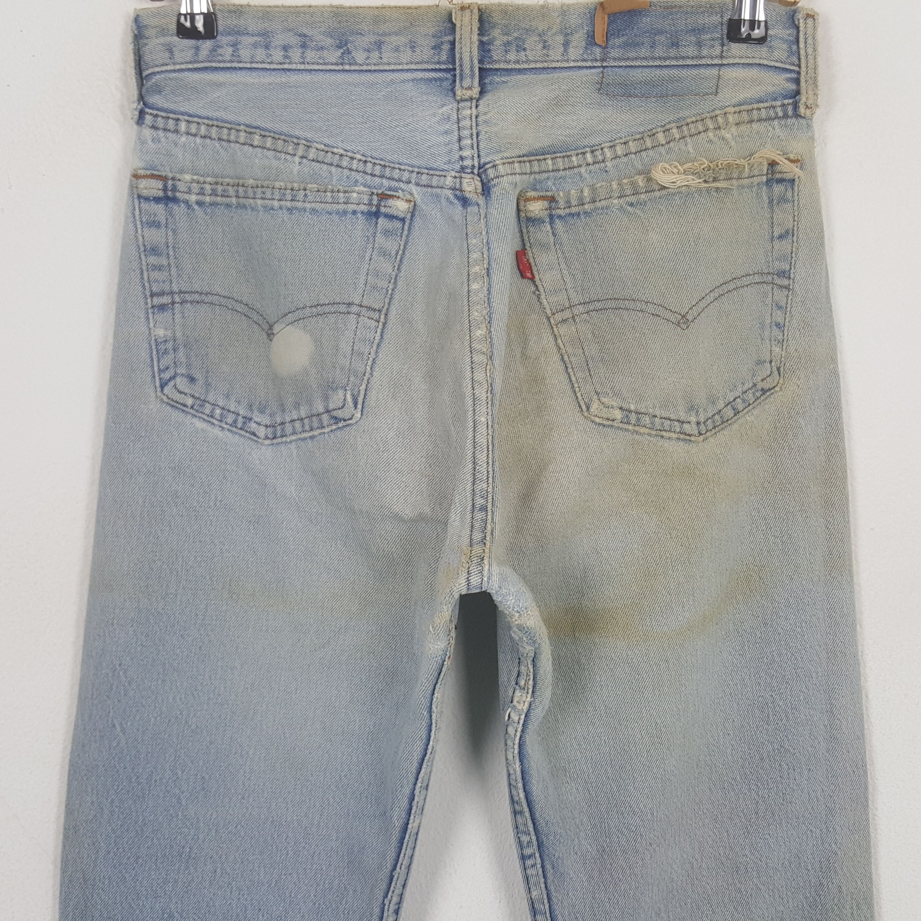 Levi's Vintage Clothing Vintage Levi's 501 USA Distressed Denim Jeans Size US 30 / EU 46 - 5 Thumbnail