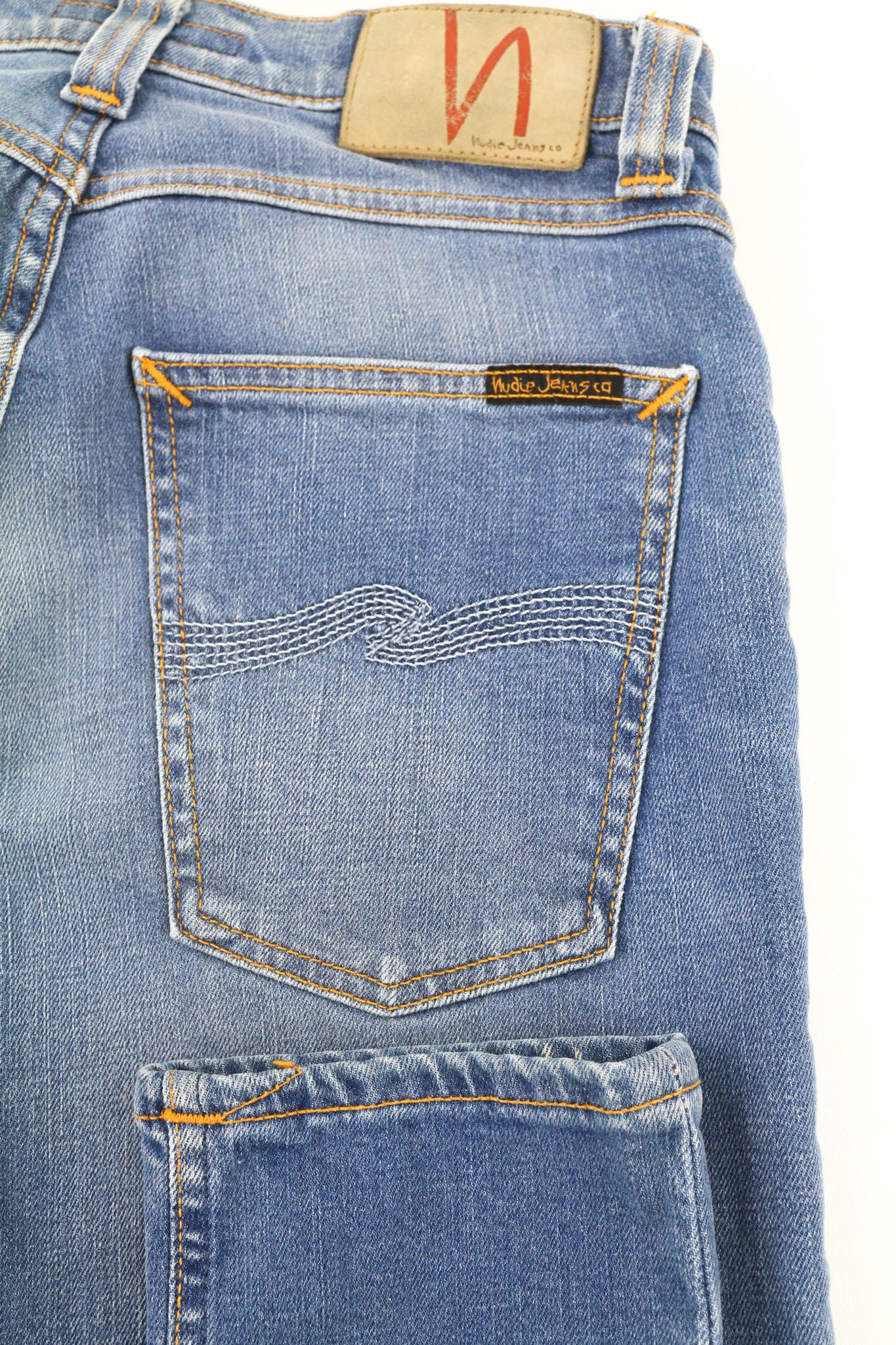 Nudie Jeans PIPE LED W29/L34 Crispy Pepper Organic Cotton Jeans 80459 Size US 29 - 5 Thumbnail