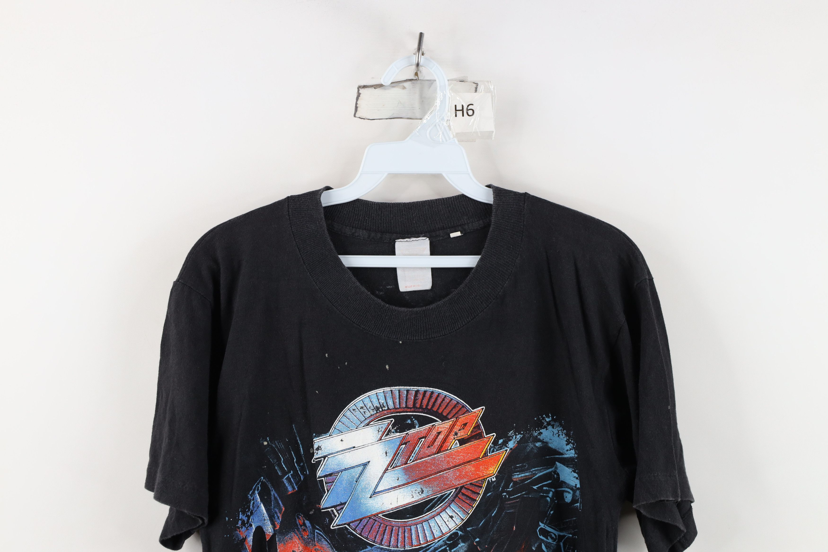 Vintage Vintage 90s Spell Recycler World Tour ZZ Top Band T-Shirt Size US M / EU 48-50 / 2 - 2 Thumbnail