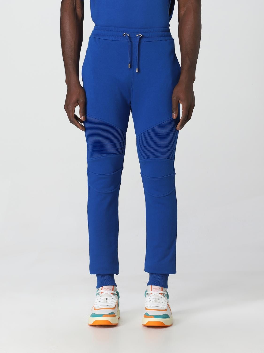 Balmain o1y0426 Jogger & Sweatpant in Bright Blue Size US 30 / EU 46 - 1 Thumbnail