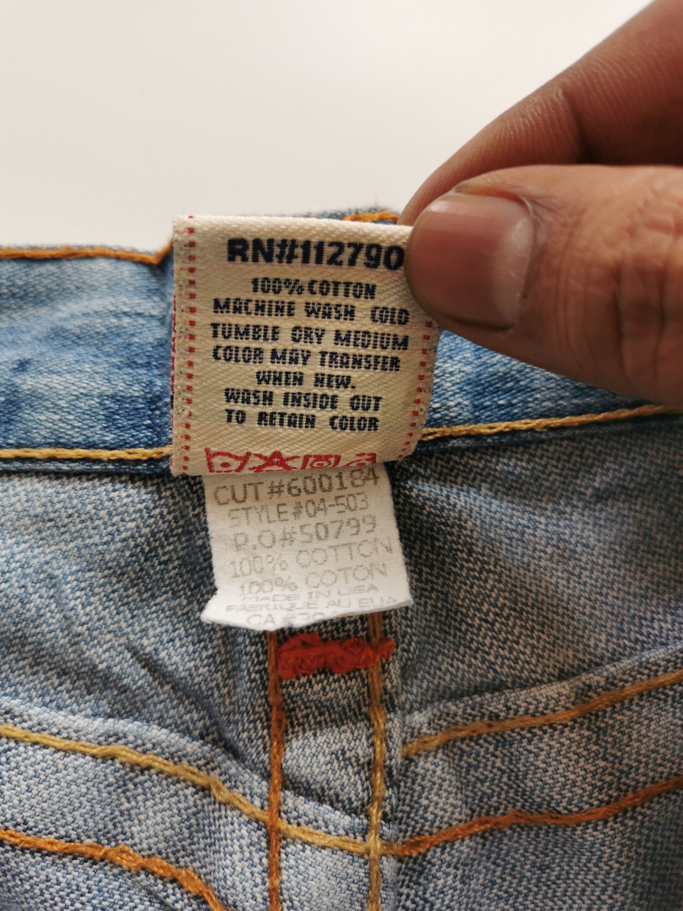 True Religion Vintage True Religion Joey Distress Low Rise Flare Jeans Size 29" - 6 Thumbnail