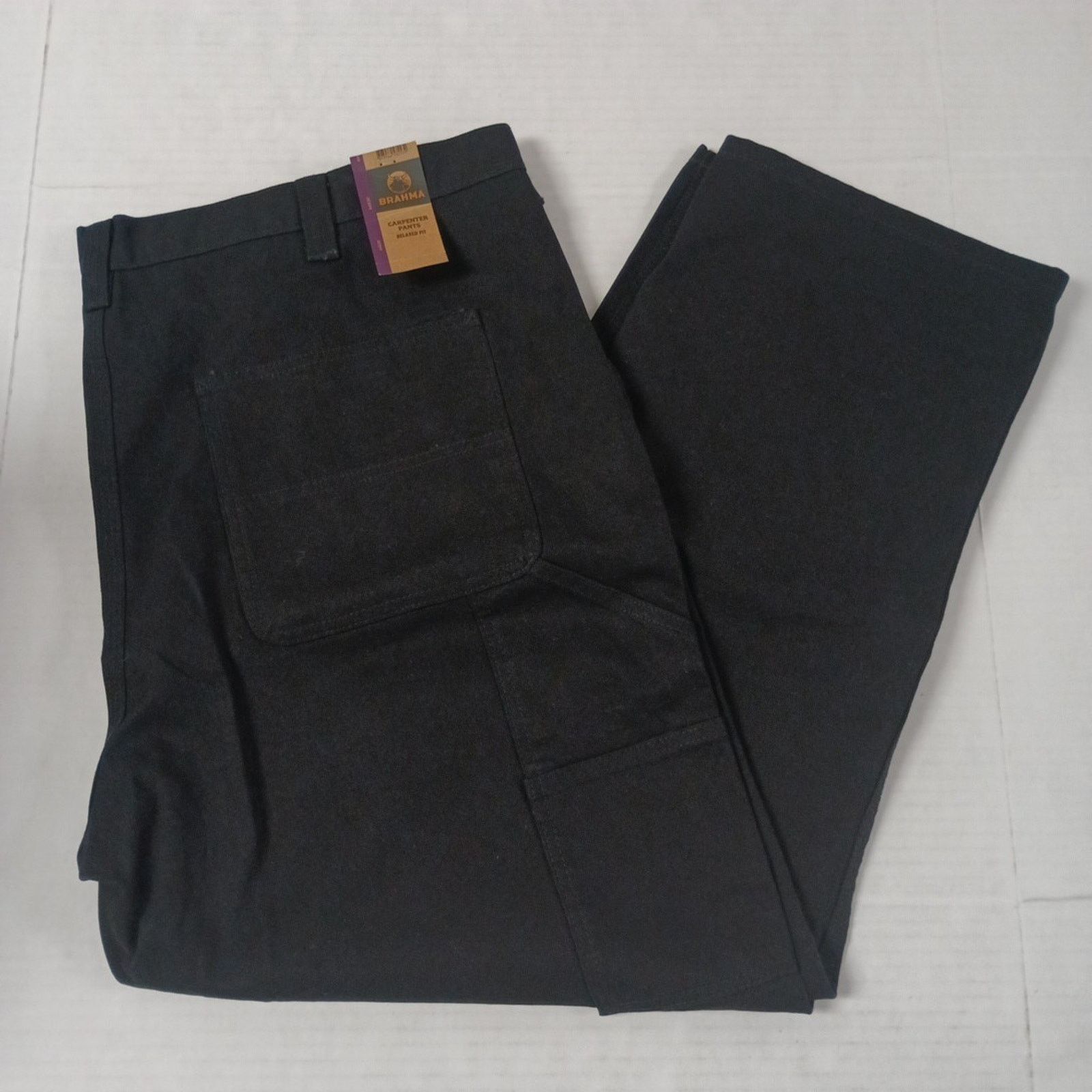 Other Brahma Work Carpenter Pants Men Size 44x30 Black Relaxed Fit Size US 44 / EU 60 - 1 Thumbnail