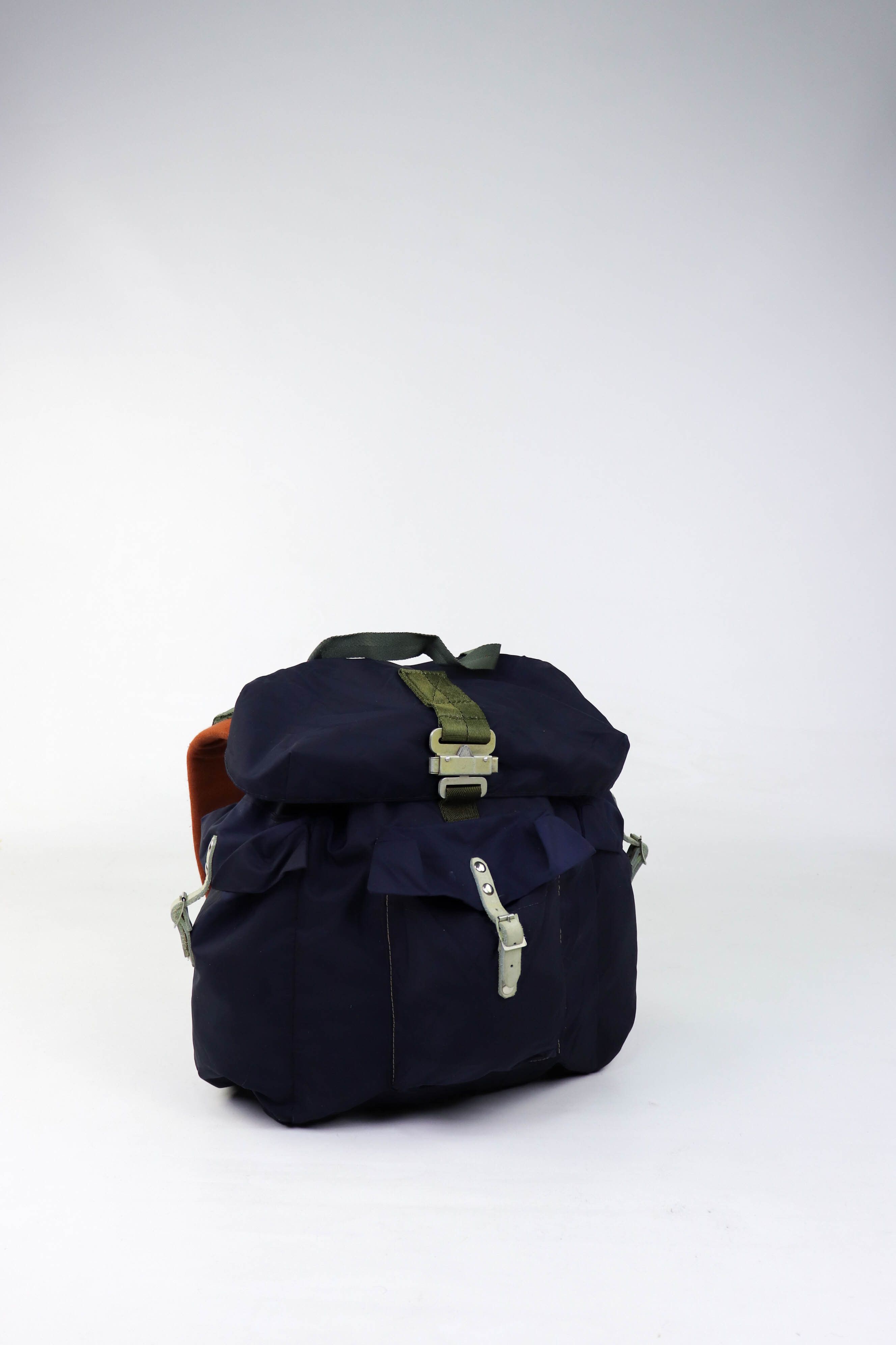 Vintage Vintage Custom Made Nylon/Leather Military Army Rucksack Size ONE SIZE - 9 Thumbnail