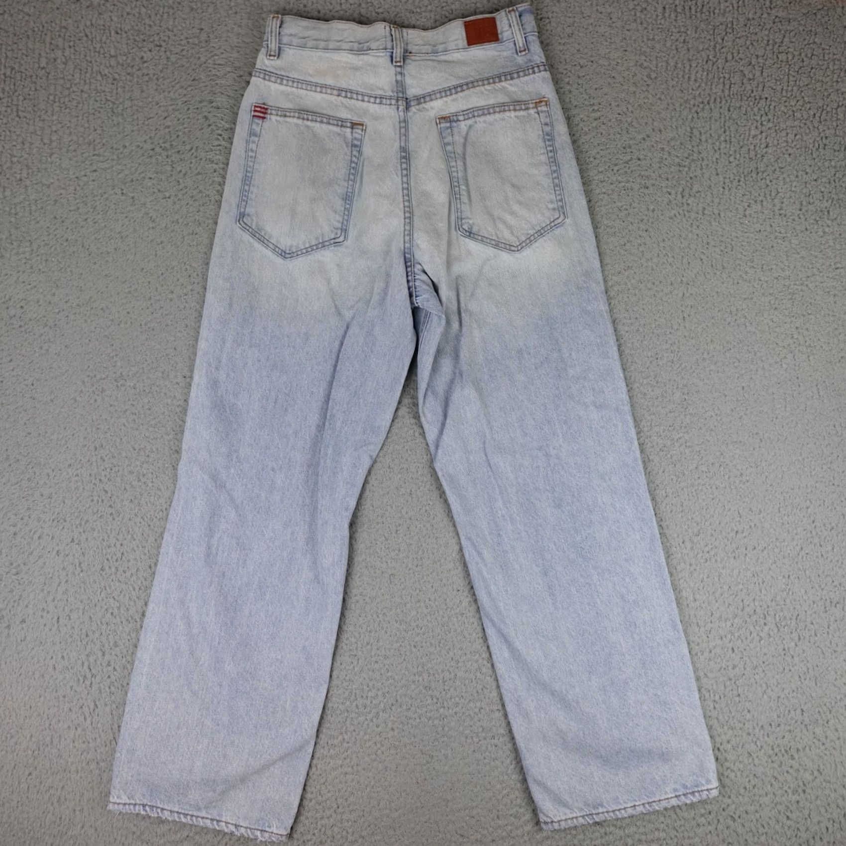 Urban Outfitters Urban Outfitters Jeans Womens 27 Blue High Rise Loose Baggy Distressed BDG Light 90s Grunge Retro Size 27" / US 4 / IT 40 - 5 Thumbnail