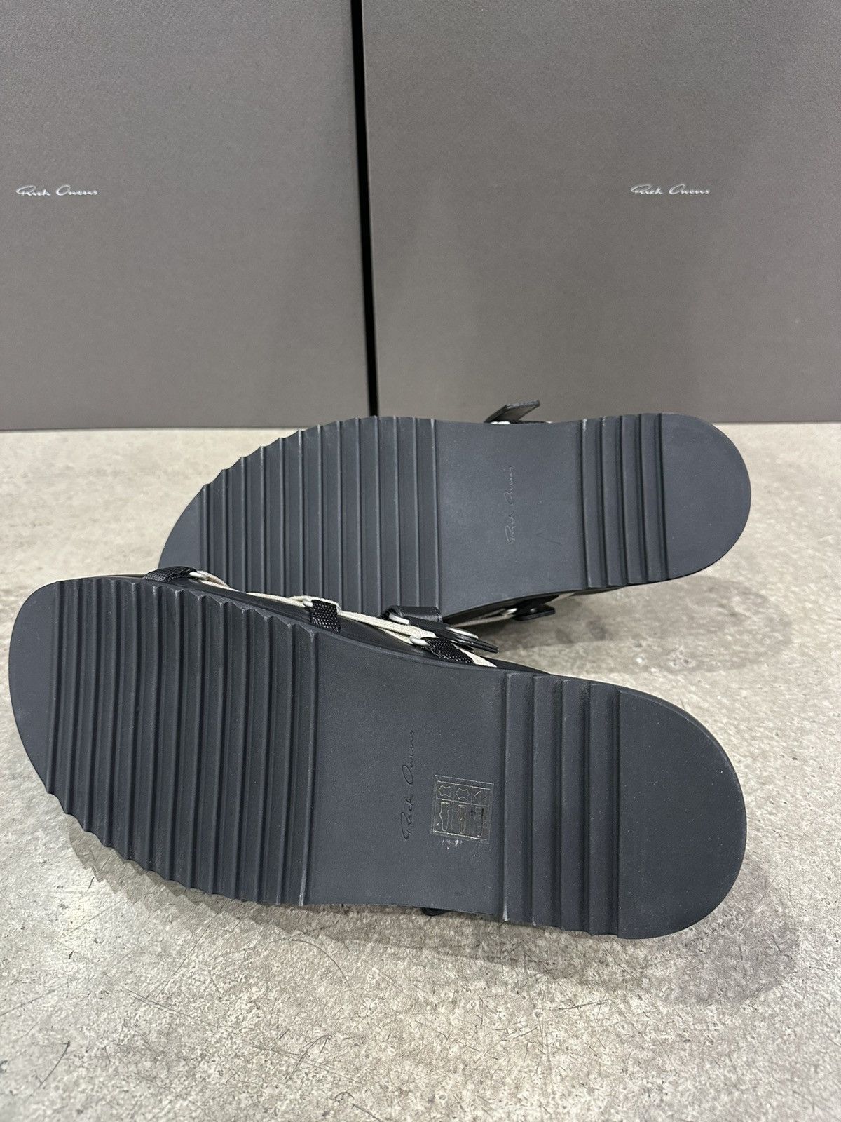 Rick Owens RICK OWENS - Megalaced Mule Granola Black Size US 12 / EU 45 - 5 Thumbnail