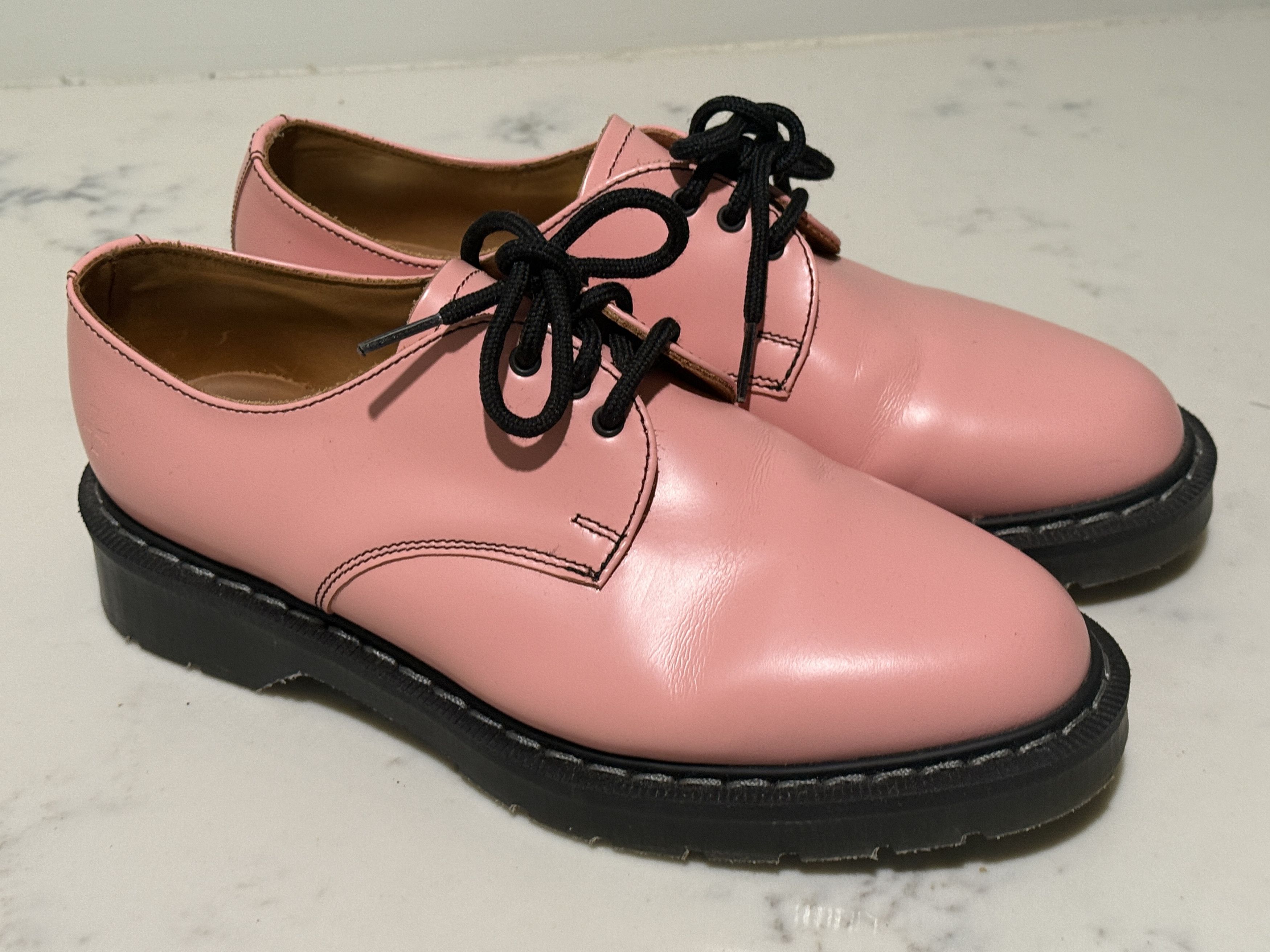 Noah × Solovair Noah x Solovair Gibson Shoe 3-Eye Blush Pink Oxfords Size US 6 / IT 36 - 1 Thumbnail