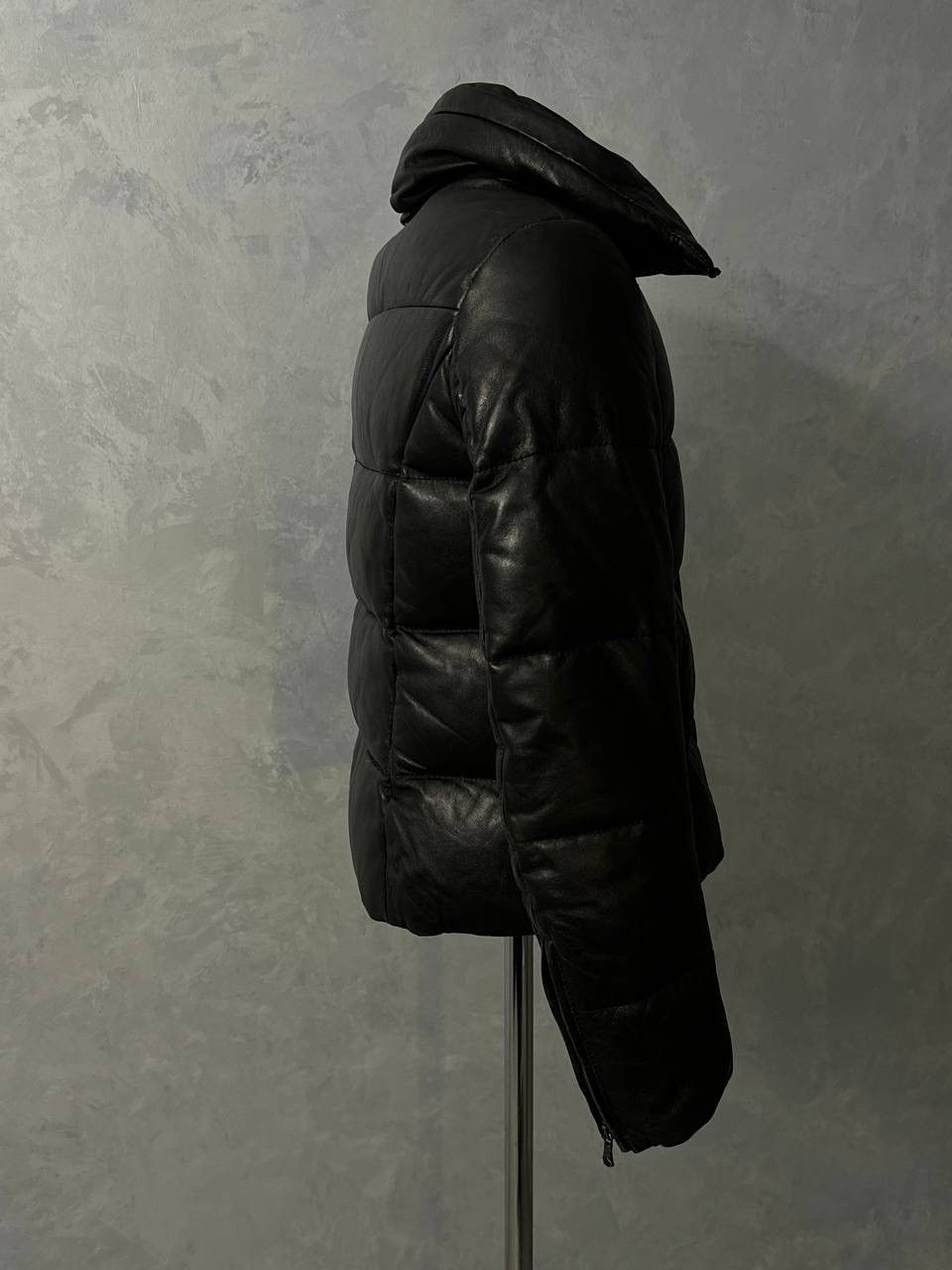 Iceberg Iceberg down leather puffer black jacket XS Italy Size XS / US 0-2 / IT 36-38 - 4 Thumbnail