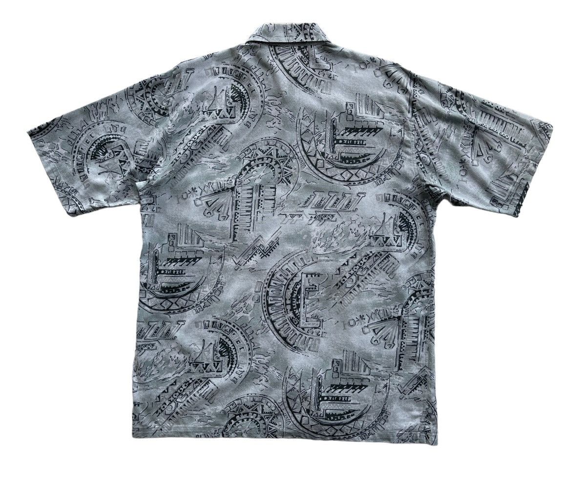 Balenciaga Vintage Balenciaga Luxury Abstract Cotton Shirt Size US L / EU 52-54 / 3 - 6 Thumbnail